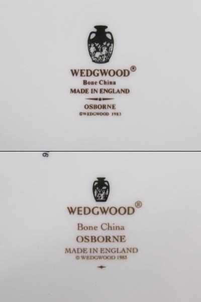 廃盤【WEDGWOOD/ウェッジウッド】OSBORNE/オズボーン/B&Bプレート