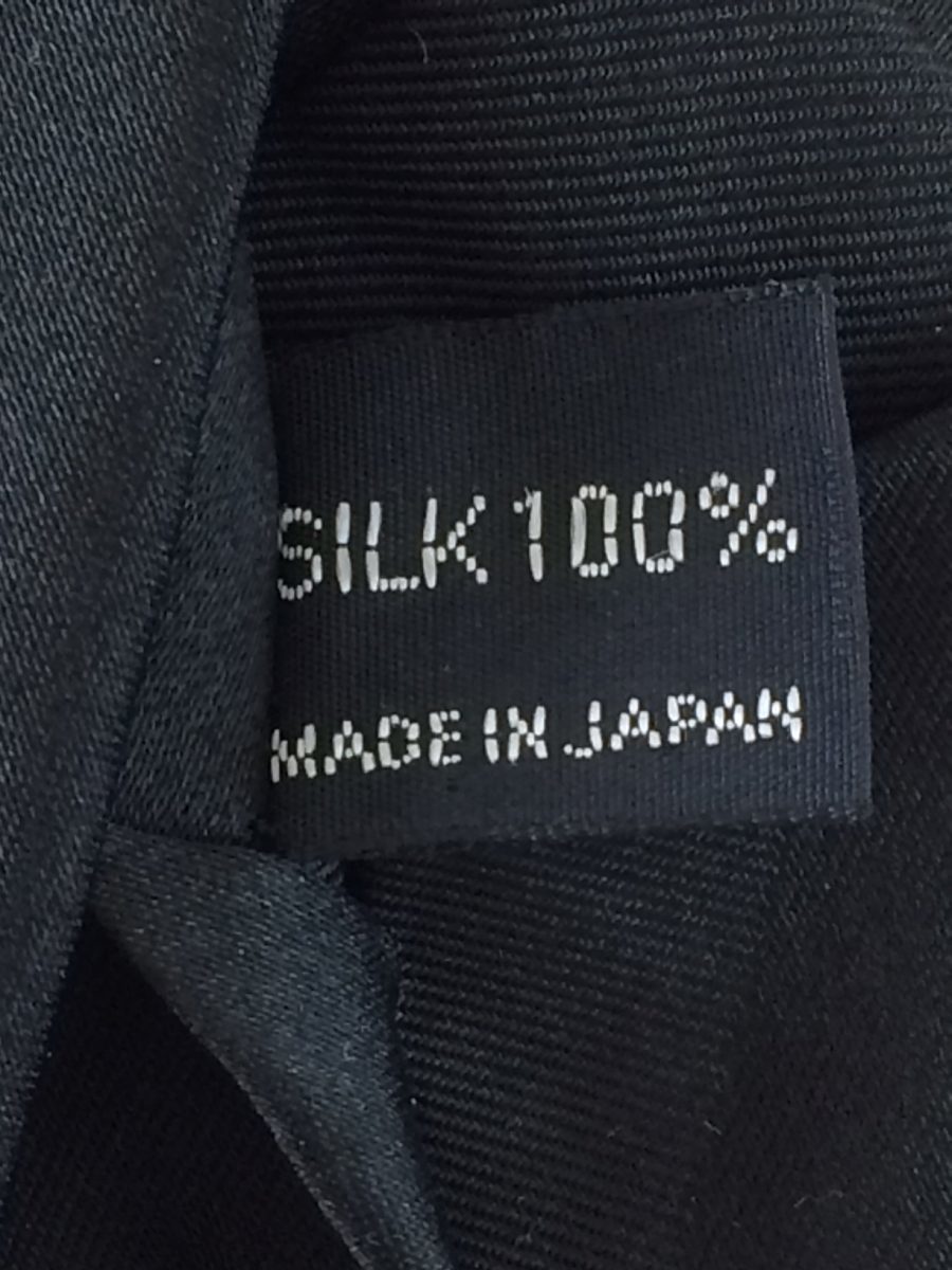 YOHJI YAMAMOTO◇ヨウジヤマモト/ネクタイ/シルク/BLK 【公式通販】