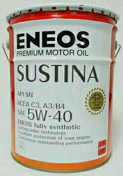 限定 新品 未開封 ENEOS エネオス サスティナ ( 5W40 ) 20L缶 