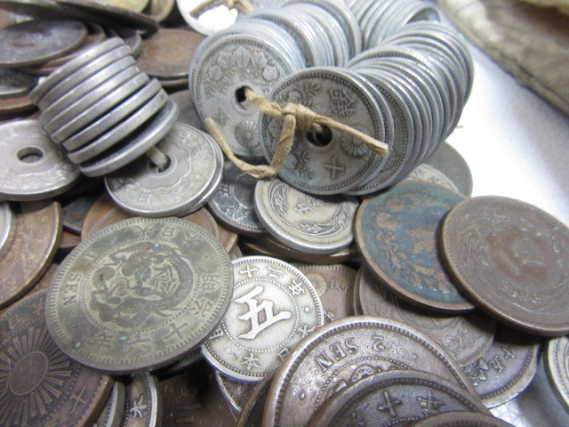◇一銭 二銭 五銭 十銭 二十銭 一円 古銭 まとめ