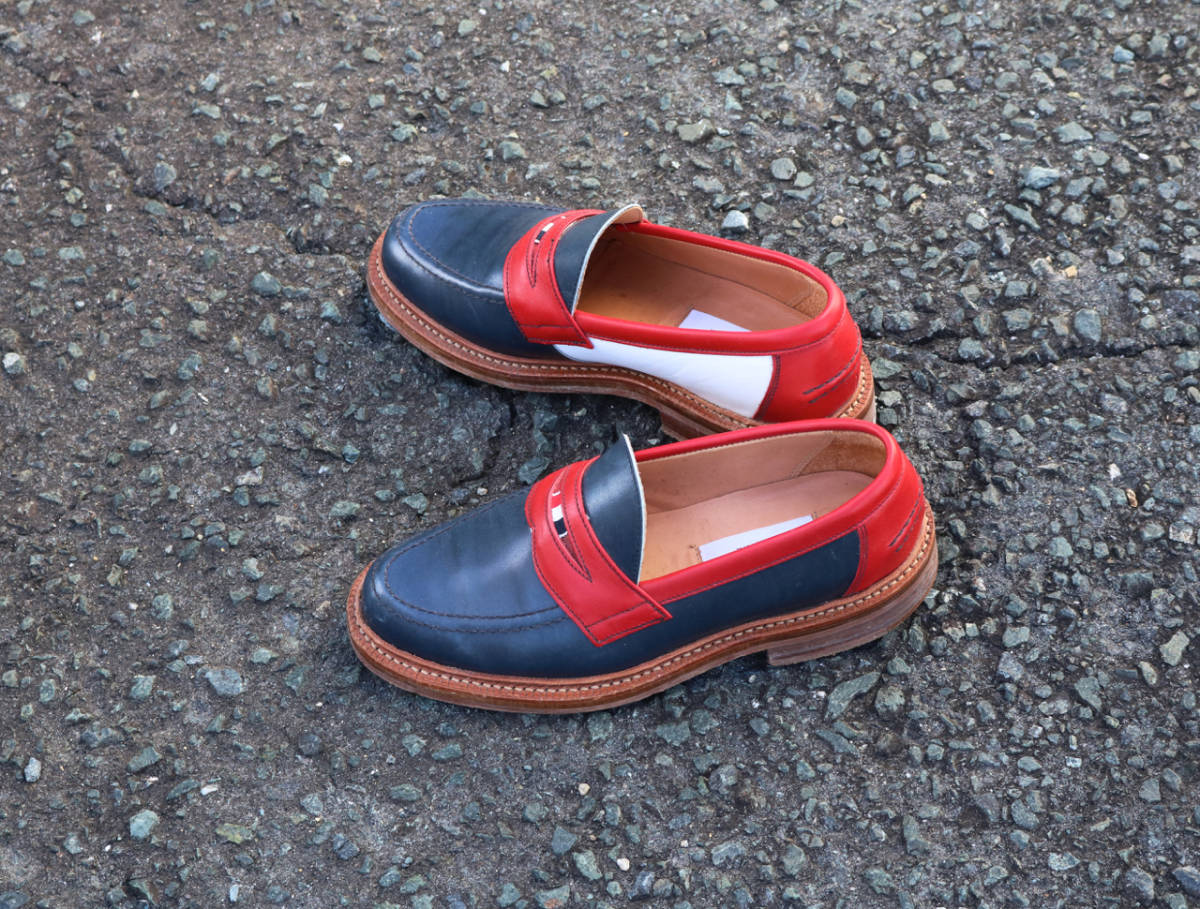 THOM BROWNE(トムブラウン)トリコ ローファー/SIZE7(UK 6 