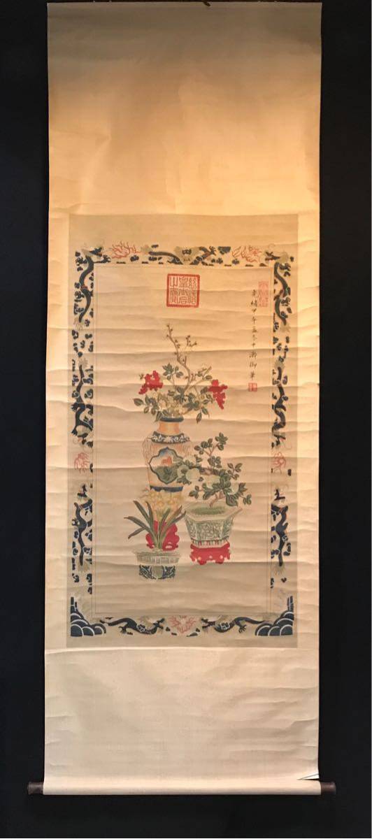 定番，2025 掛け軸 掛軸 中国美術 肉筆紙本 慈禧 花卉図(その他)｜売買されたオークション情報、yahooの商品情報をアーカイブ公開 - オークファン その他