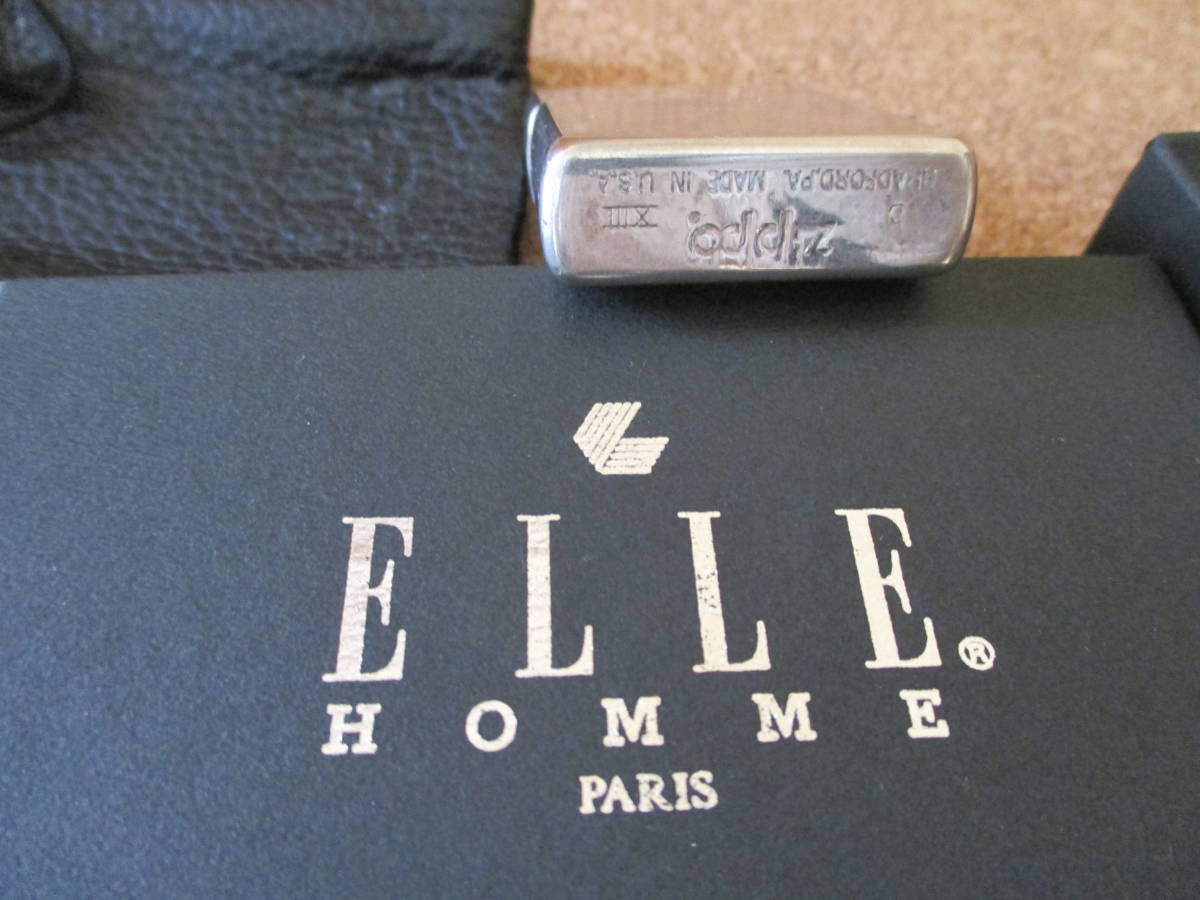 ZIPPO 『ELLE HOMME PARIS エル オム パリ』1997年4月製造 オリジナル 