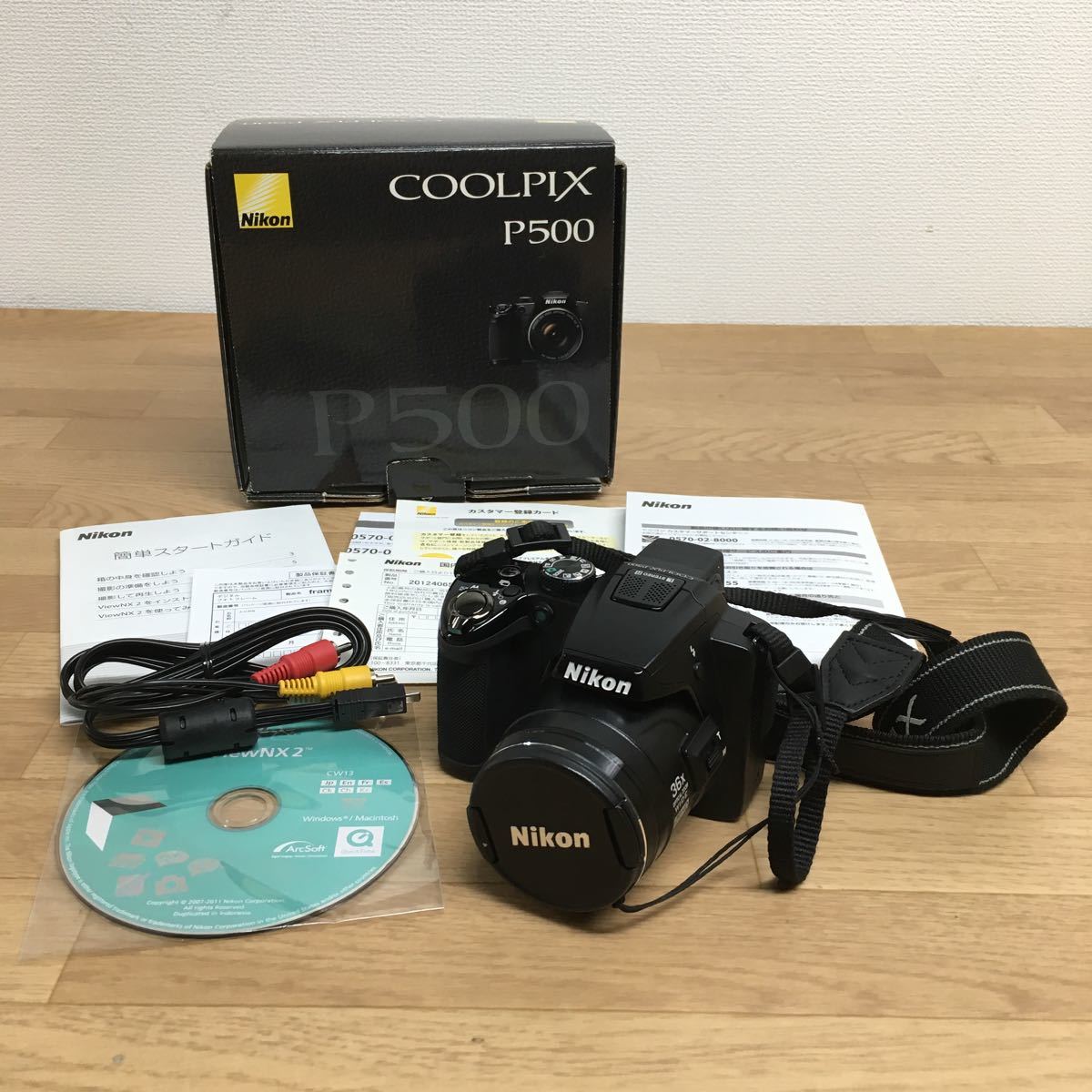 ジャンク□Nikon デジタルカメラ COOLPIX□P500 ※動作未確認【DKY05J