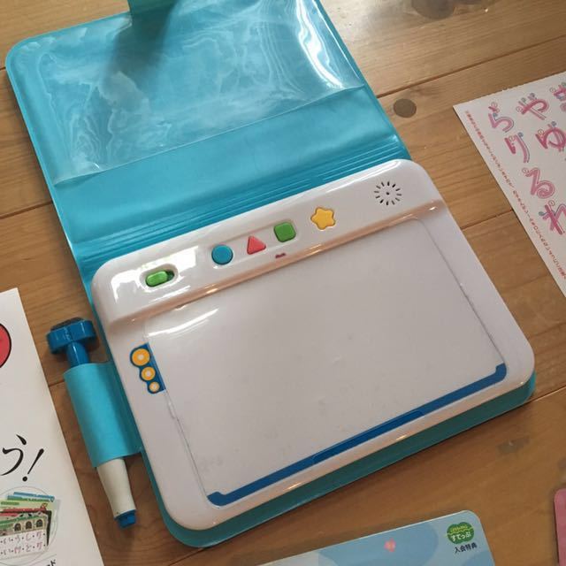 こどもちゃれんじ ひらがななぞりん 本体 カード シール ペン新品付き ベネッセ しまじろう 知育