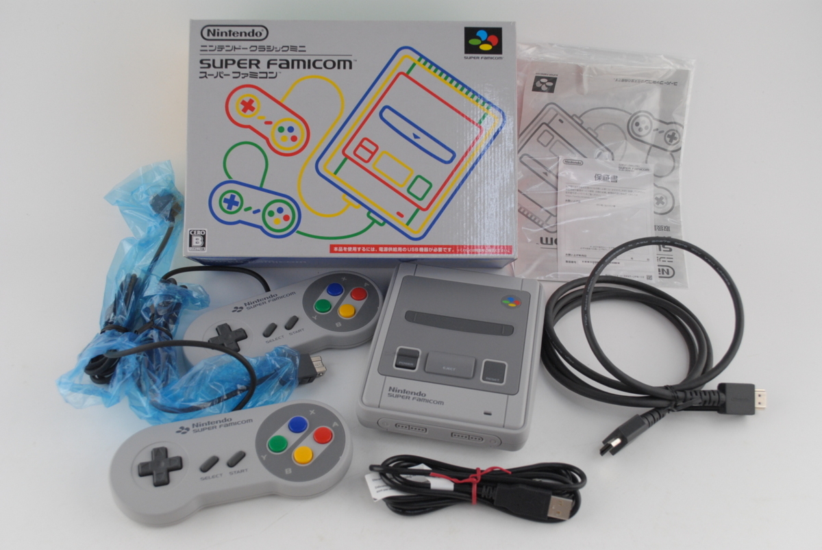 SFC】 【FC】 ニンテンドークラシックミニ スーパーファミコンなど 4点