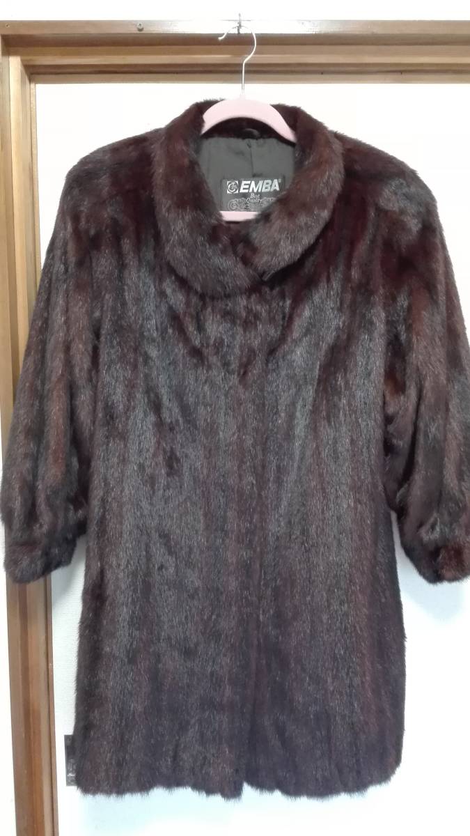 高品質，格安 同梱大歓迎 ほぼ エンバ ブラウンミンク ロングコ－ト 51(ミンク)｜売買されたオークション情報、yahooの商品情報をアーカイブ公開 - オークファン ミンク