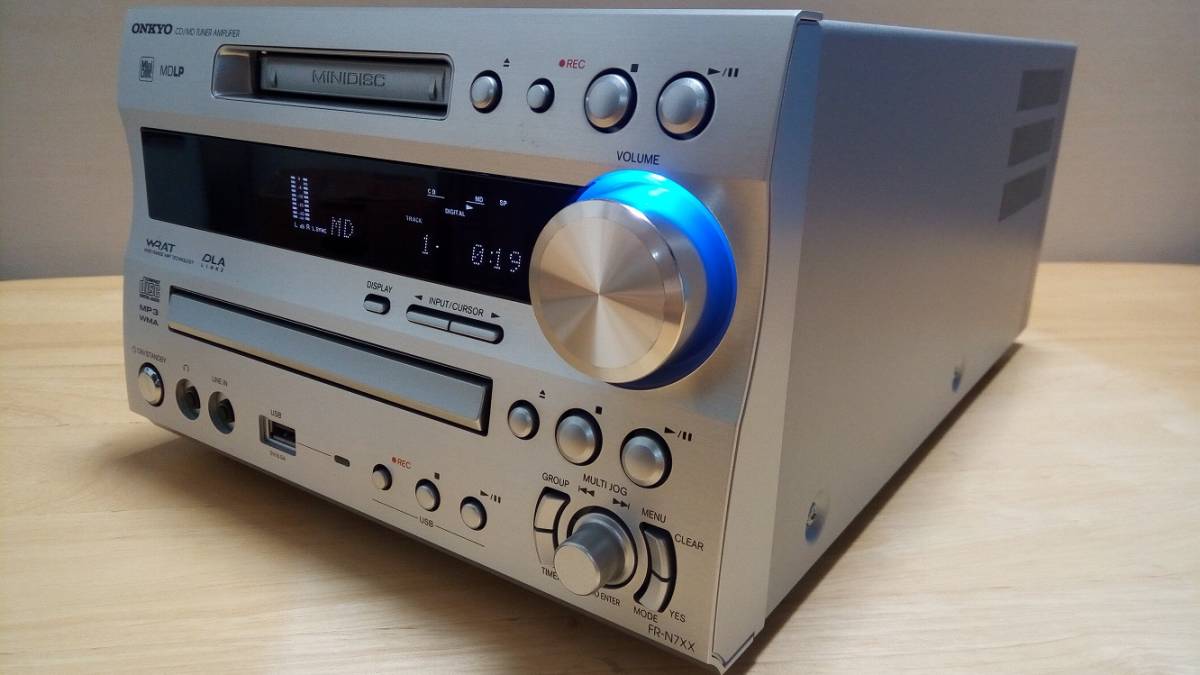 メーカーにてCD修理済 オンキョー ONKYO CD/MDコンポ FR-N7XX 2012年製