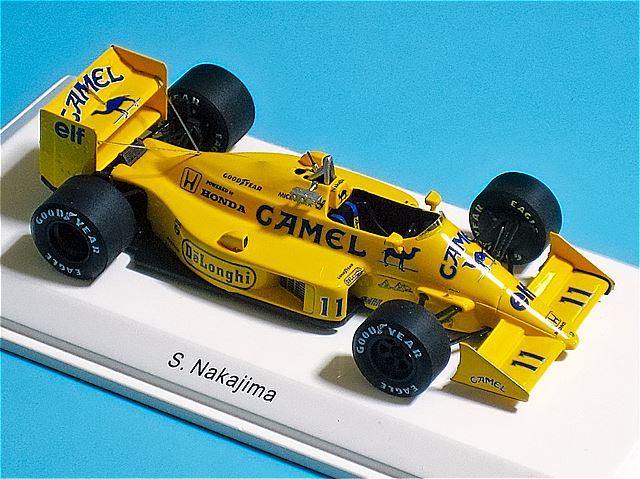 Reve Collection 中嶋 悟 Lotus 99T 1987 Japanese GP 6th 1/43