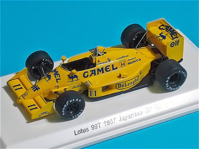 Reve Collection 中嶋 悟 Lotus 99T 1987 Japanese GP 6th 1⁄43