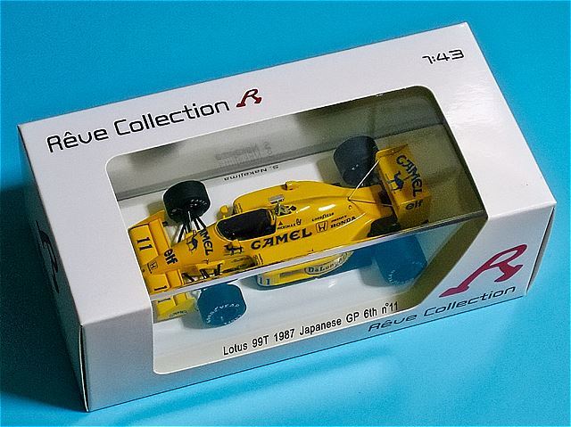Reve Collection 中嶋 悟 Lotus 99T 1987 Japanese GP 6th 1/43