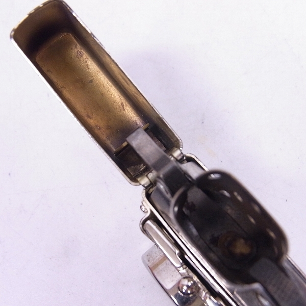 ZIPPO/ジッポー TIME LIGHT/タイムライト US TRADITIONAL 時計付き 2002年製【動作未確認】 /LPL