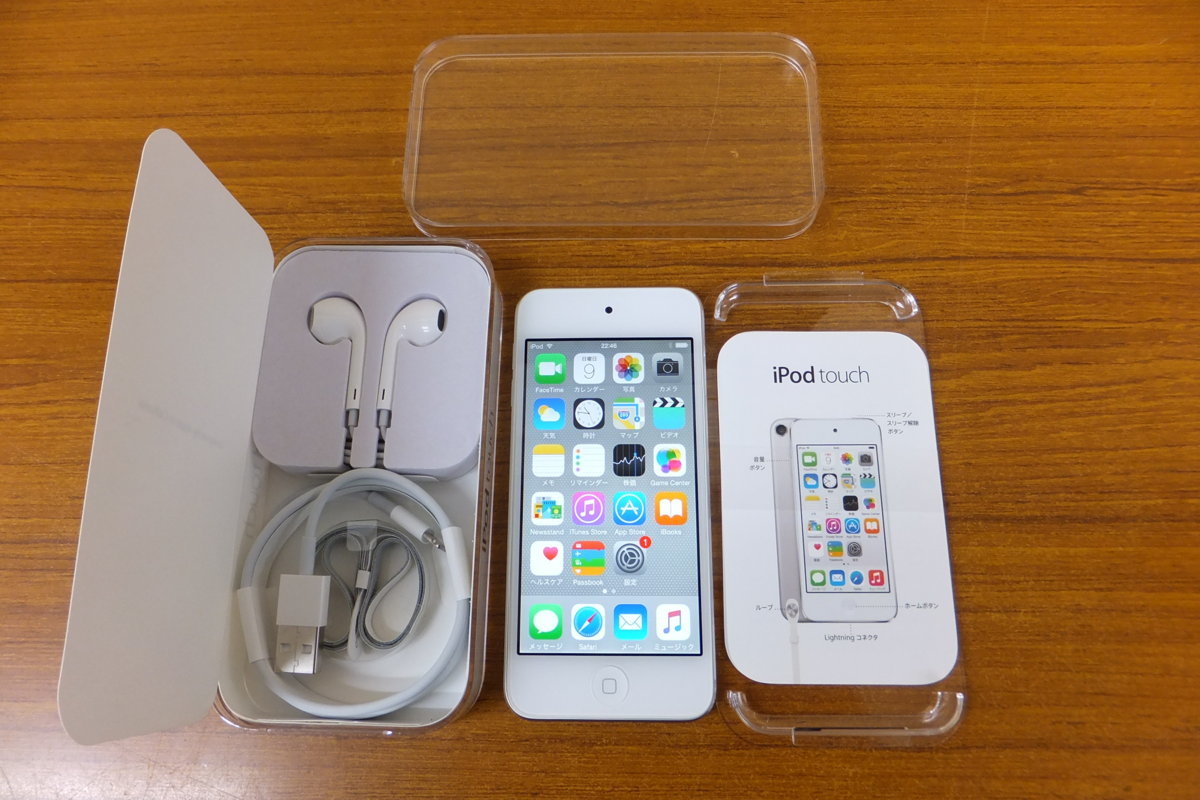 Apple Apple iPod touch 32GB MD720J/A ホワイト&シルバー 中古 S12-27