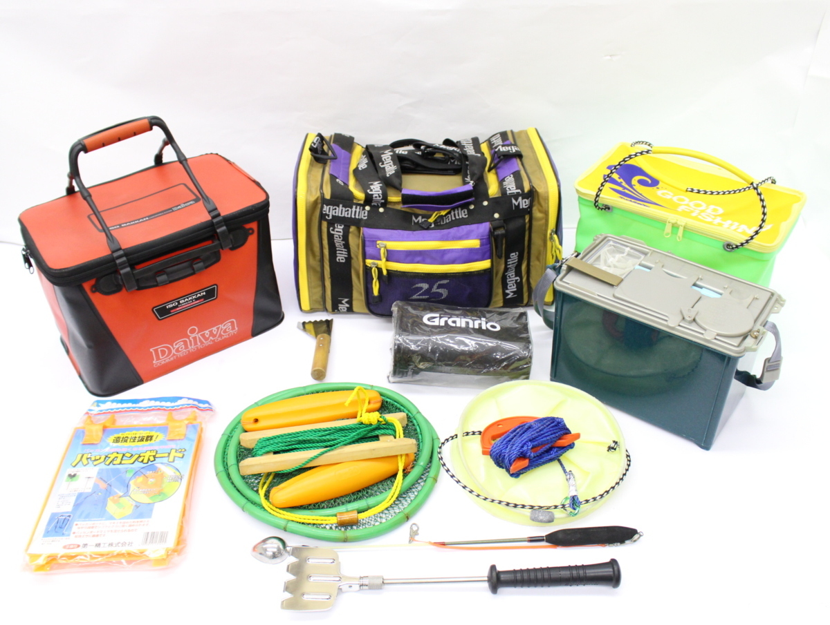 ダイワ イソバッカン レッド H36cm E ヨシカツ バッカン オオネ工業 いきえさバッグ ポンプ付 他 バッグ 小物類 11点セット フィッシング 売買されたオークション情報 Yahooの商品情報をアーカイブ公開 オークファン Aucfan Com