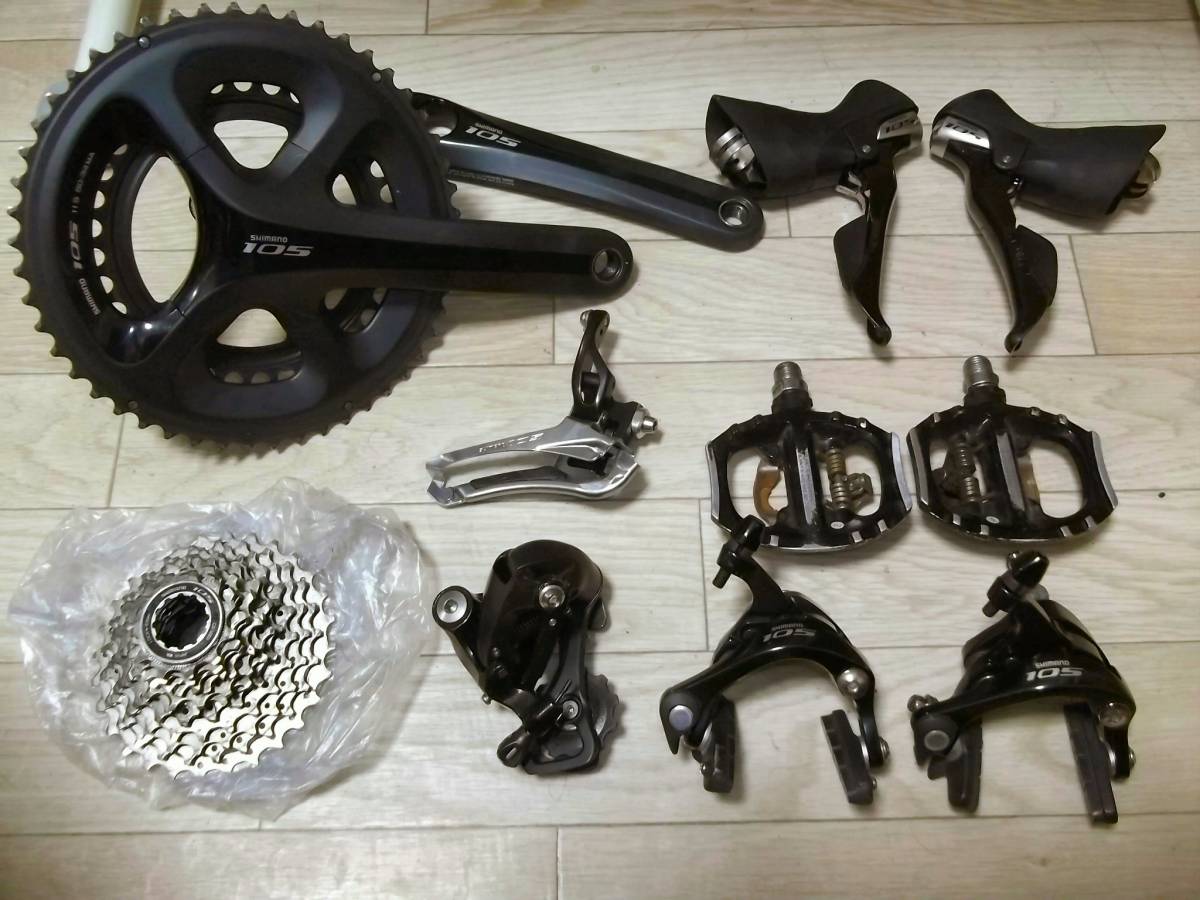 SHIMANO 105 5800シリーズ コンポセット ビンディングペダル付き
