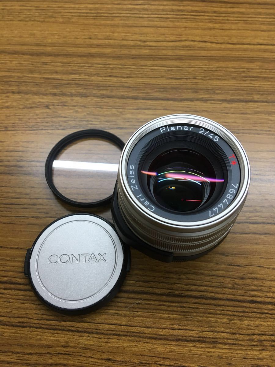 U907】 Planar 45mm F2 T* CONTAX コンタックス Carl Zeiss Gマウント