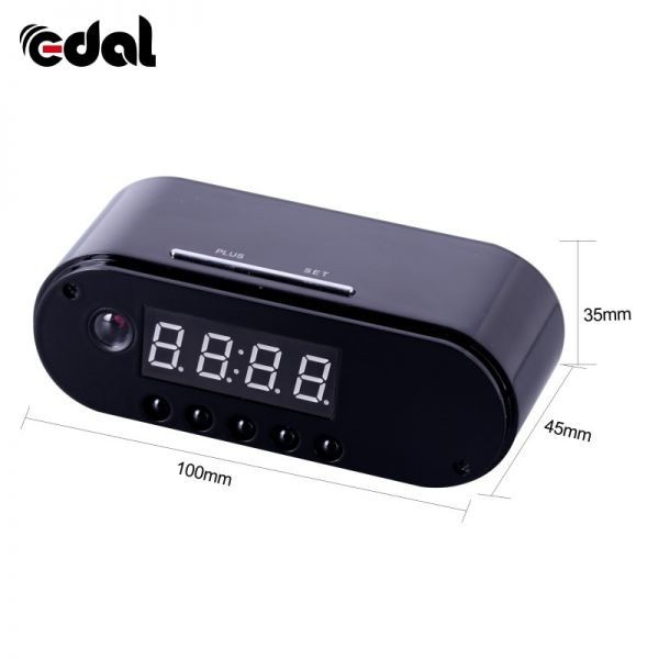 ★Edal 1080 p h.置時計カメラ警報セットミニカメラirナイトビジョンwifi ip時計カメラミニdv dvrビデオカメラ_1