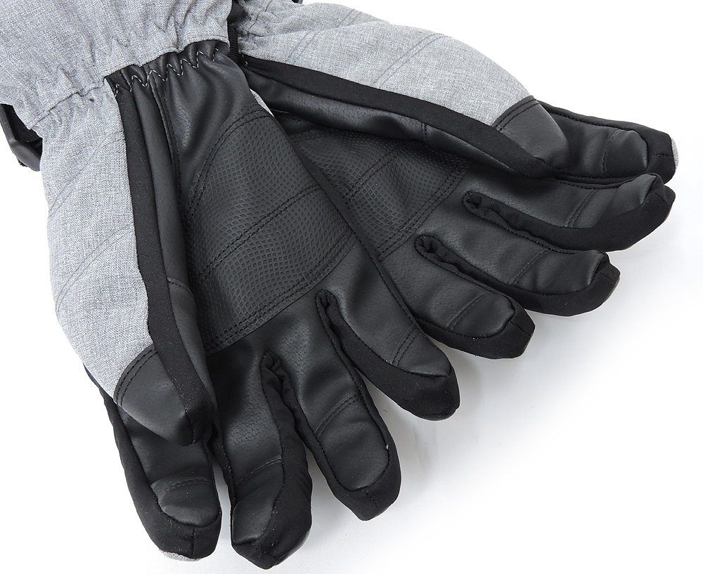 新品 DESCENTE/デサント スキー スノボ グローブ Lサイズ グレー Filminsert HEAT NAVI セベリウス あったかダウン 防水 防風 消臭 手袋 ①