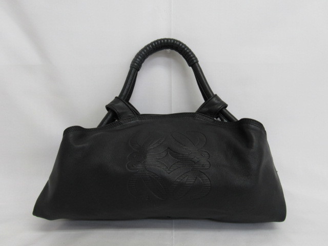 本物□極美品□LOEWE□ロエベ□ナッパアイレ□レザーハンドバッグ□22