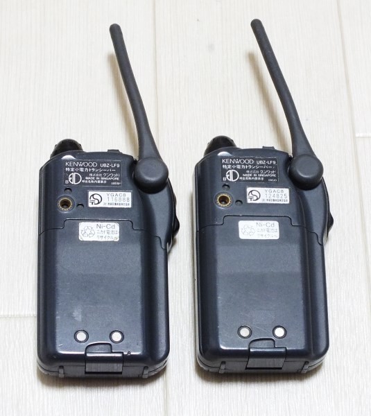 KENWOOD UBZ-LF9 トランシーバー 6台セット 特定小電力トランシーバー