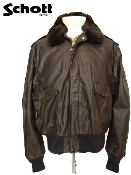 ショット type G-1 レザーフライトジャケット ビッグサイズ 46 (アジア 