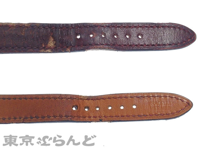 101348595 1円 エルメス HERMES タンデム 時計 腕時計 レディース クォーツ式 SS レザー Hモチーフ TA1.210