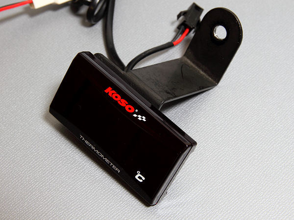 カワサキ Ninja・Z250SL用 KOSO LEDデジタル水温計 ポン付けキット