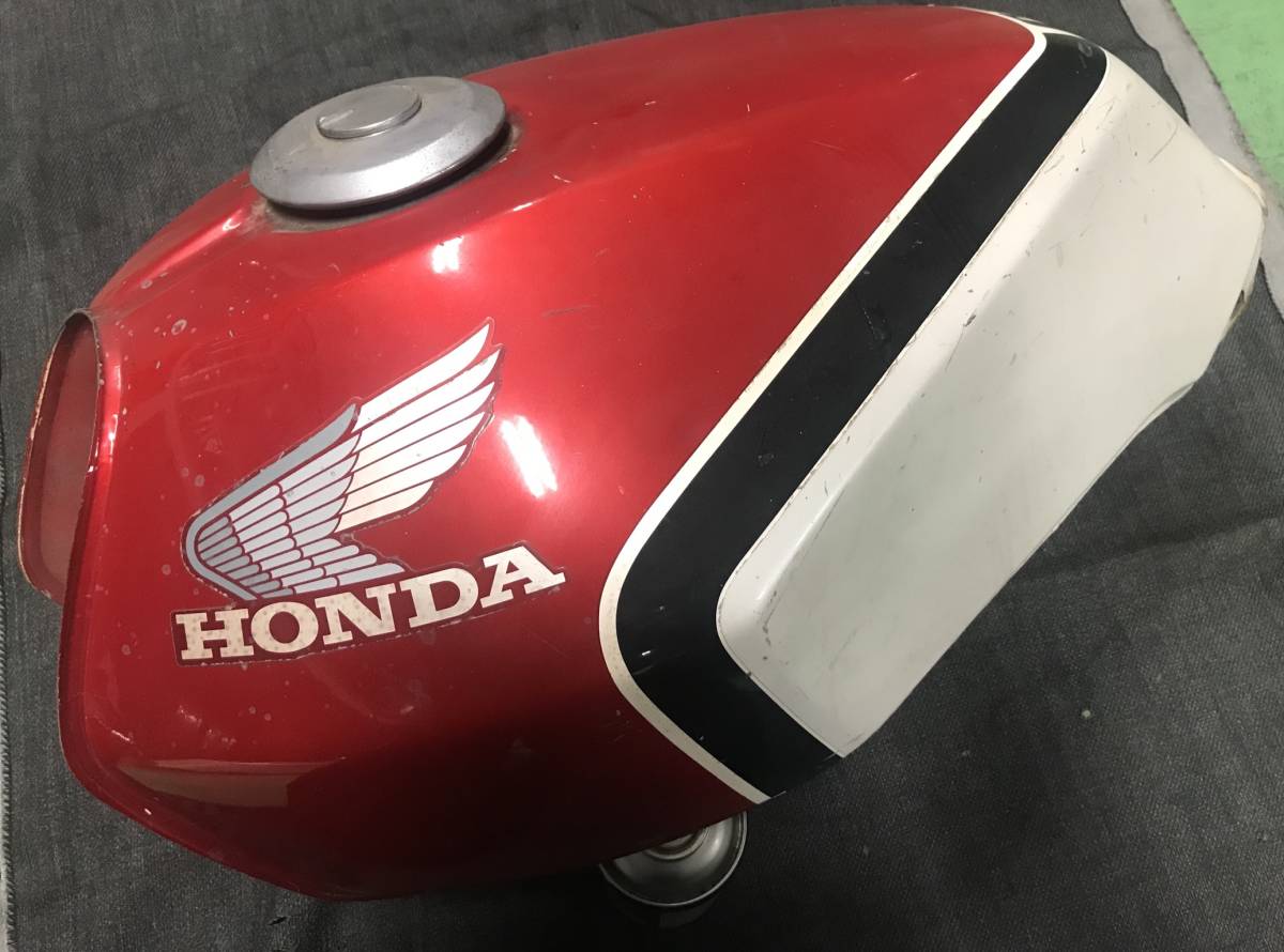 CBX400F タンク 赤白 1型 CBX550F HONDA 純正 純正タンク サイド 