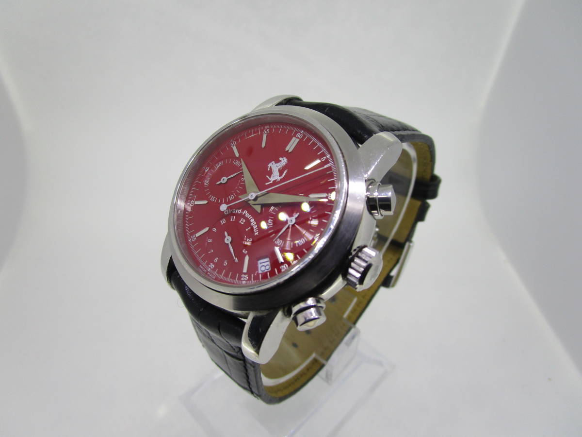 112】GIRARD-PERREGAUX】ジラールペルゴ フェラーリ クロノグラフ 8020