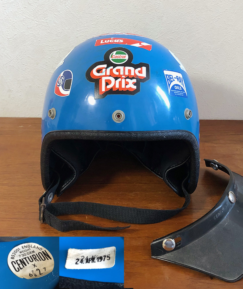激レア英国製CENTURIONセンチュリオン70'sビンテージェットヘルメット