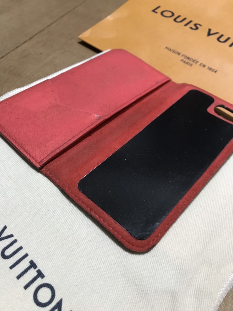 廃盤レッド ルイ・ヴィトン iPhoneケース 7 8用 スマホケース iPhone7