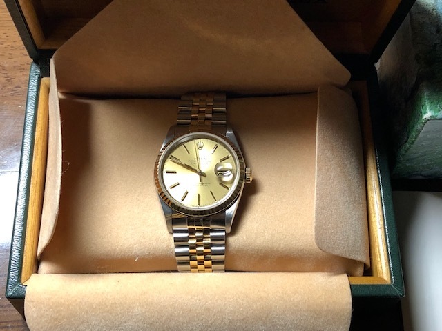 ROLEX ロレックス デイトジャスト 16233 メンズ腕時計 自動巻き SS×K18