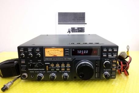 IC-750【ICOM】　HF（オールモード）100W　現状渡し品