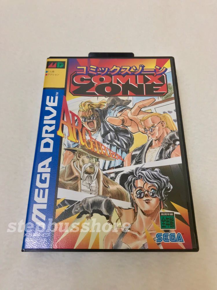 コミックスゾーン（Comix Zone）【中古美品・正規品・MD日本版】 メガ