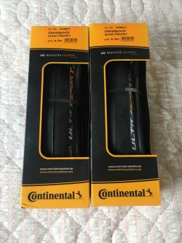 品質保証，正規保証 Continental UltraSport2 コンチネンタル ウルトラスポーツ2 700ｃ 25c 黒 2本(700C（クリンチャー、WO）)｜売買されたオークション情報、yahooの商品情報をアーカイブ公開 - オークファン タイヤ