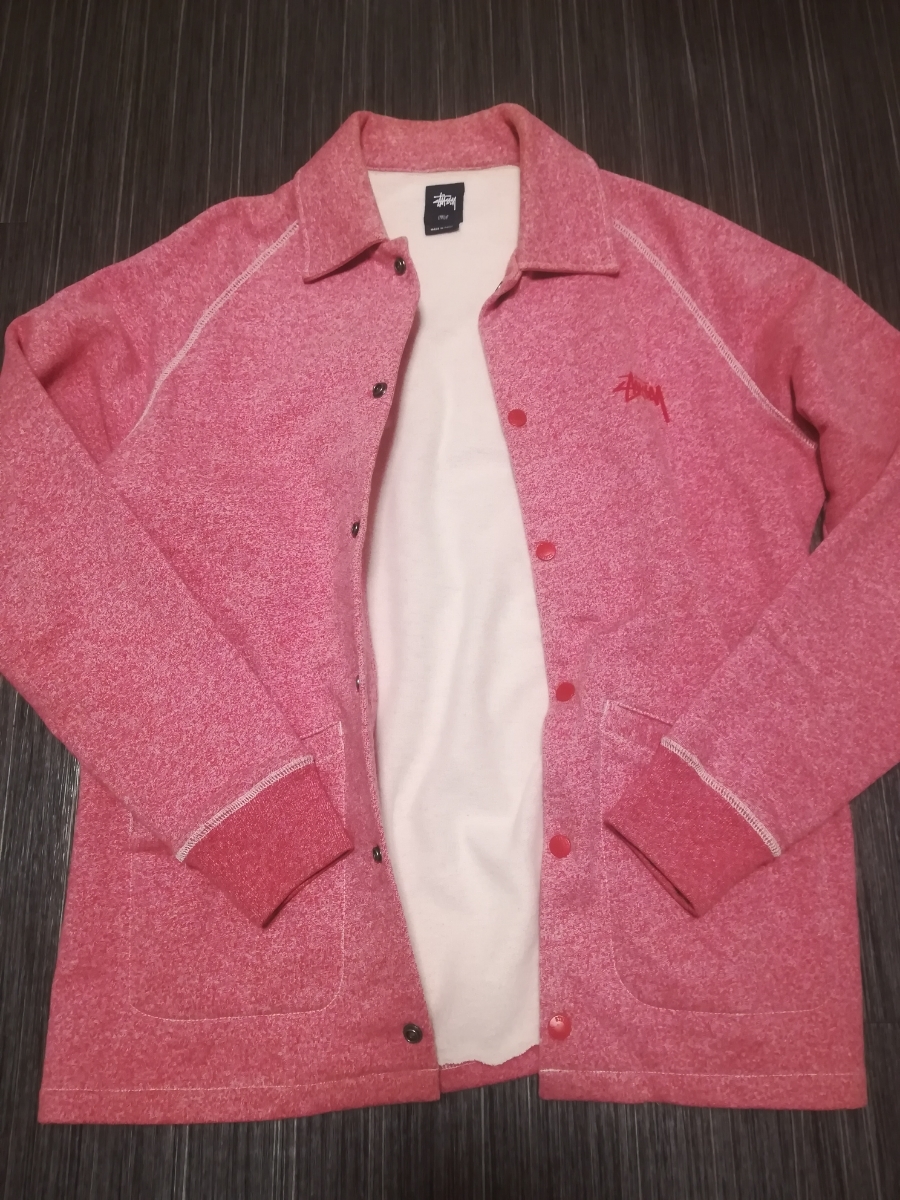 STUSSY ステューシー　パーカー ピンク Lサイズ 人気