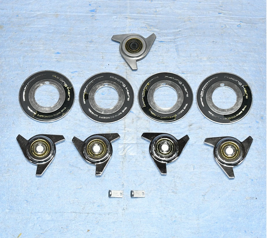 希少 当時物 SSR レーシングハート センターキャップ スピンナー 電子 