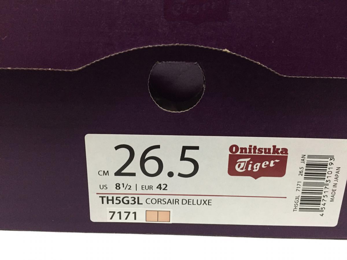 CORSAIR Onitsuka TIGER Tiger オニツカタイガー DELUXE 公式通販 – mita reshoe | sneakers コルセア C196 日本製 BLACK&frasl;CREAM
