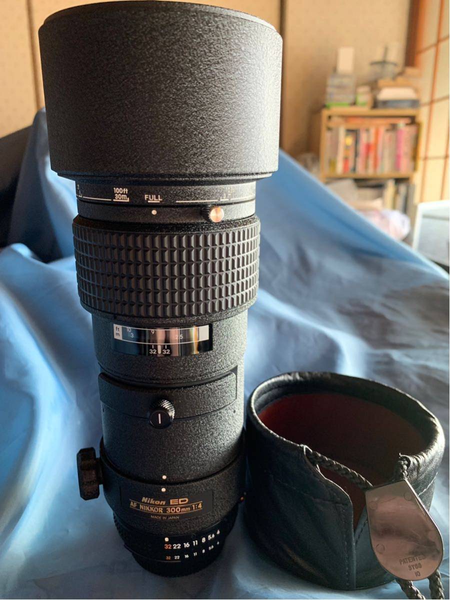 ニコン NIKON AF NIKKOR 300mm F4 ED 美品 ☆薄カビ☆ ニコン AF