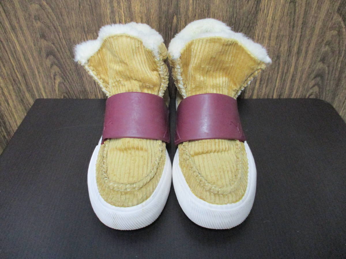 PUMA プーマ 344102-13 エルルー ミッドカレー ブラウン / ローデンドロン レディース シューズ コーデュロイ 23.5 ...
