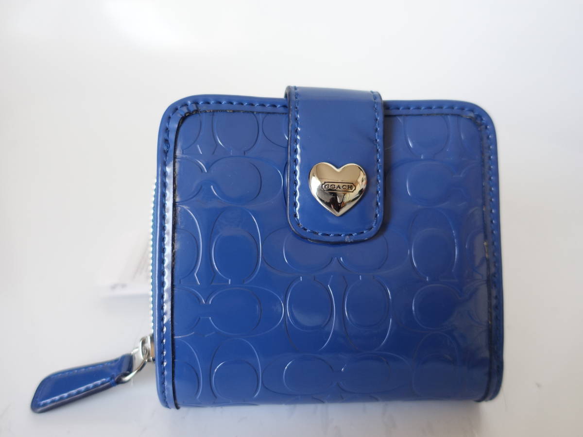 人気SALE，送料無料 ☆極美品☆COACH コーチ 超可愛い 2折財布