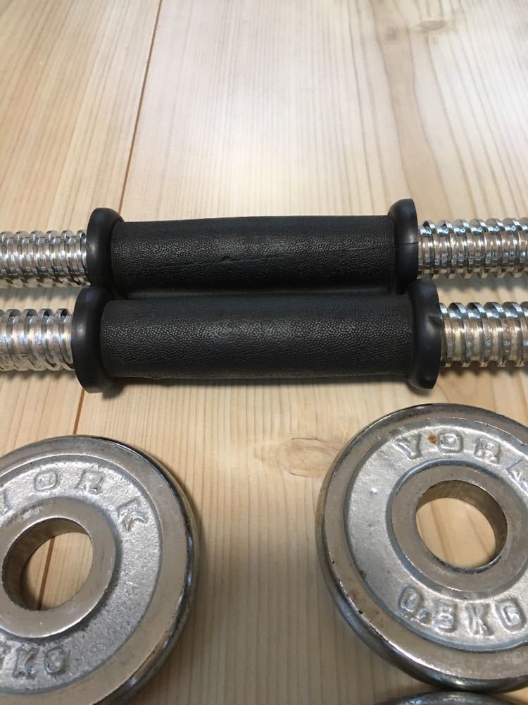 YORK ダンベルセット 20kg（10×2） 【公式通販】