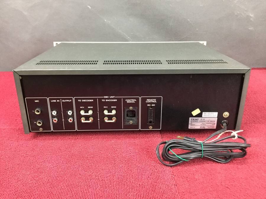 TEAC C-2 カセットデッキ◆委託品