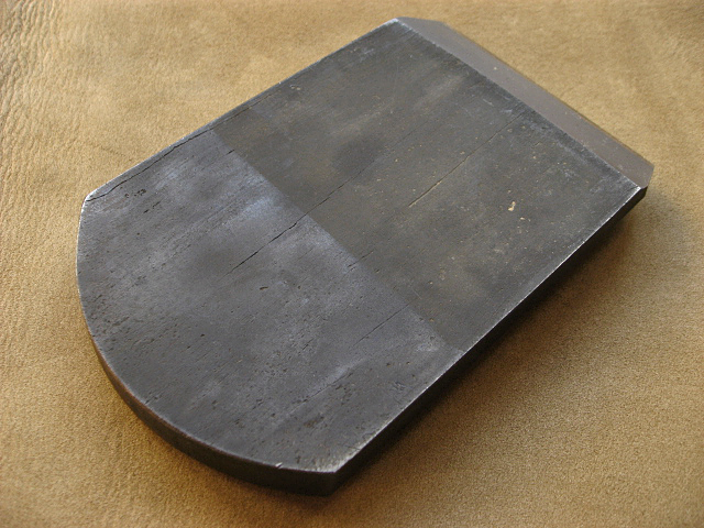 与板鉋 稀少 宮本泰男作 『源氏』 １寸８分・長期保管・展示・未使用品　鉋身のみ Yahoo!オークション 希少 - １寸８分 『越山』 宮本泰男作『東天風』１寸８分・長