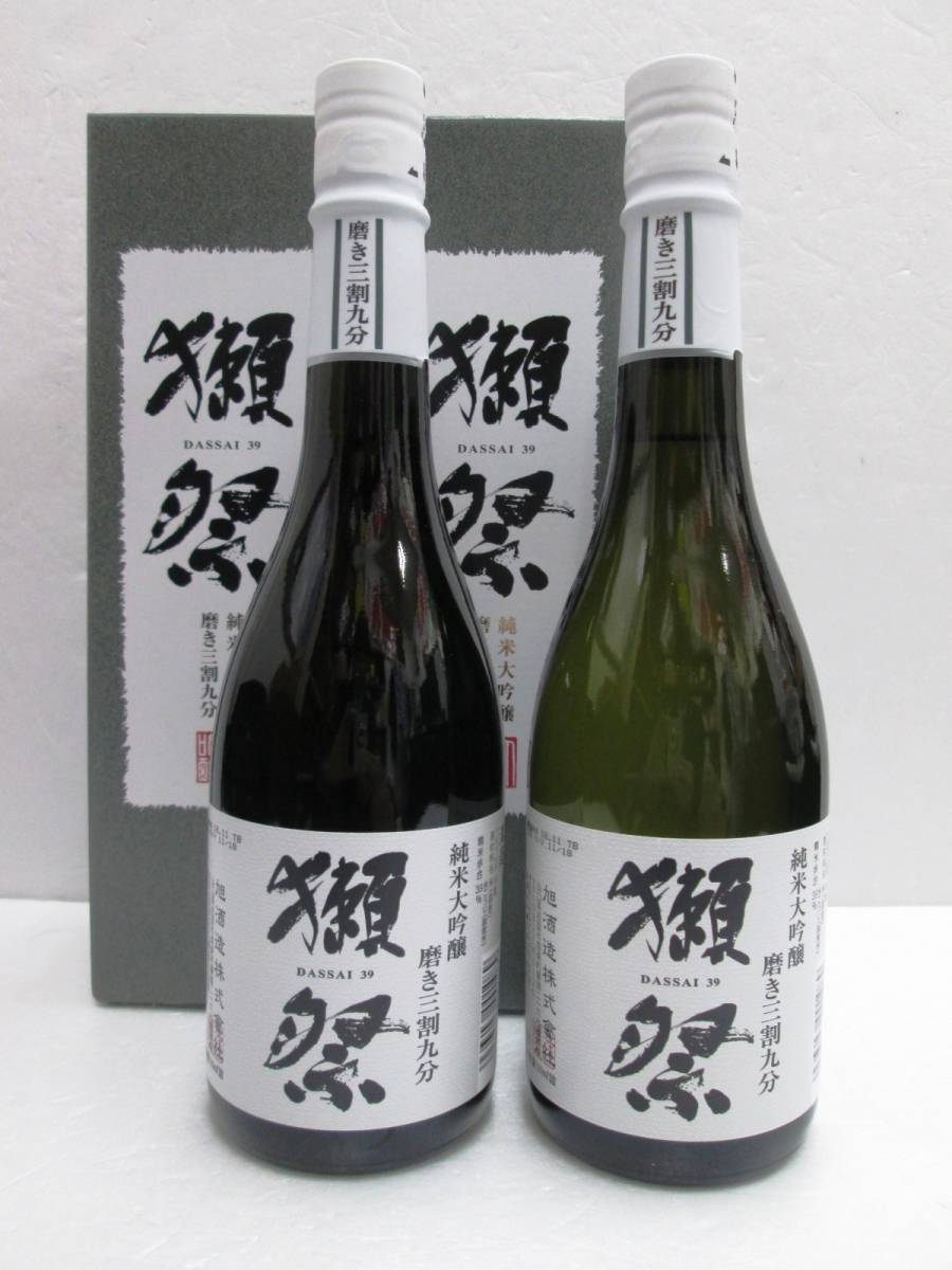 獺祭　純米大吟醸　磨き　三割九分　720ml×2本　2018.11