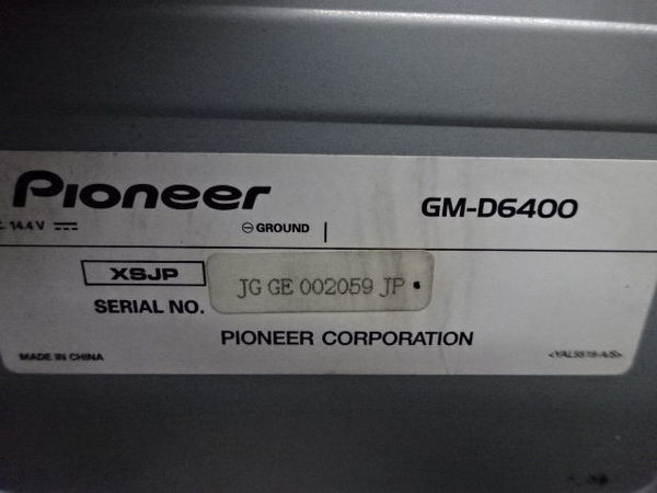 carrozzeria GM-D6400 パワーアンプ カロッツェリア システムアップ⁄AV