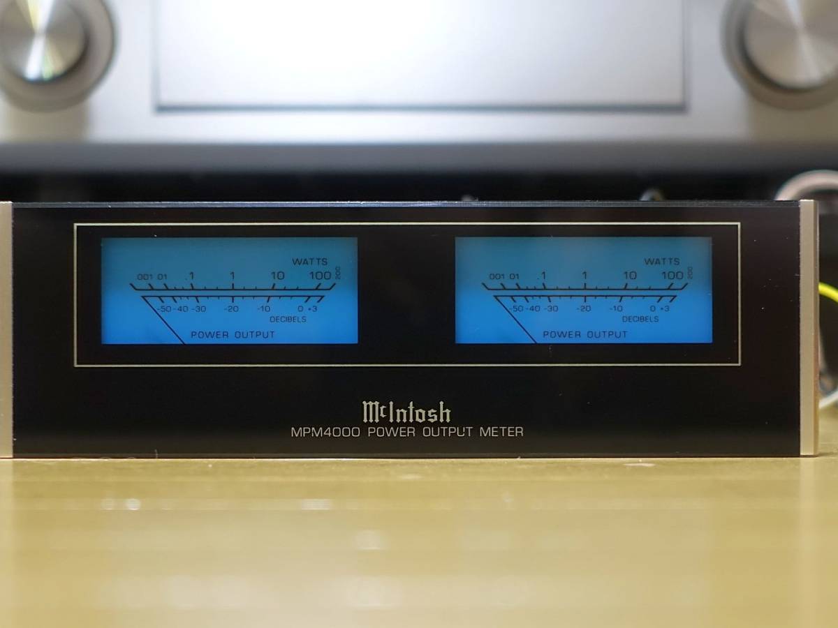 McIntosh MPM4000 パワー出力メーター & MX406 オーディオ