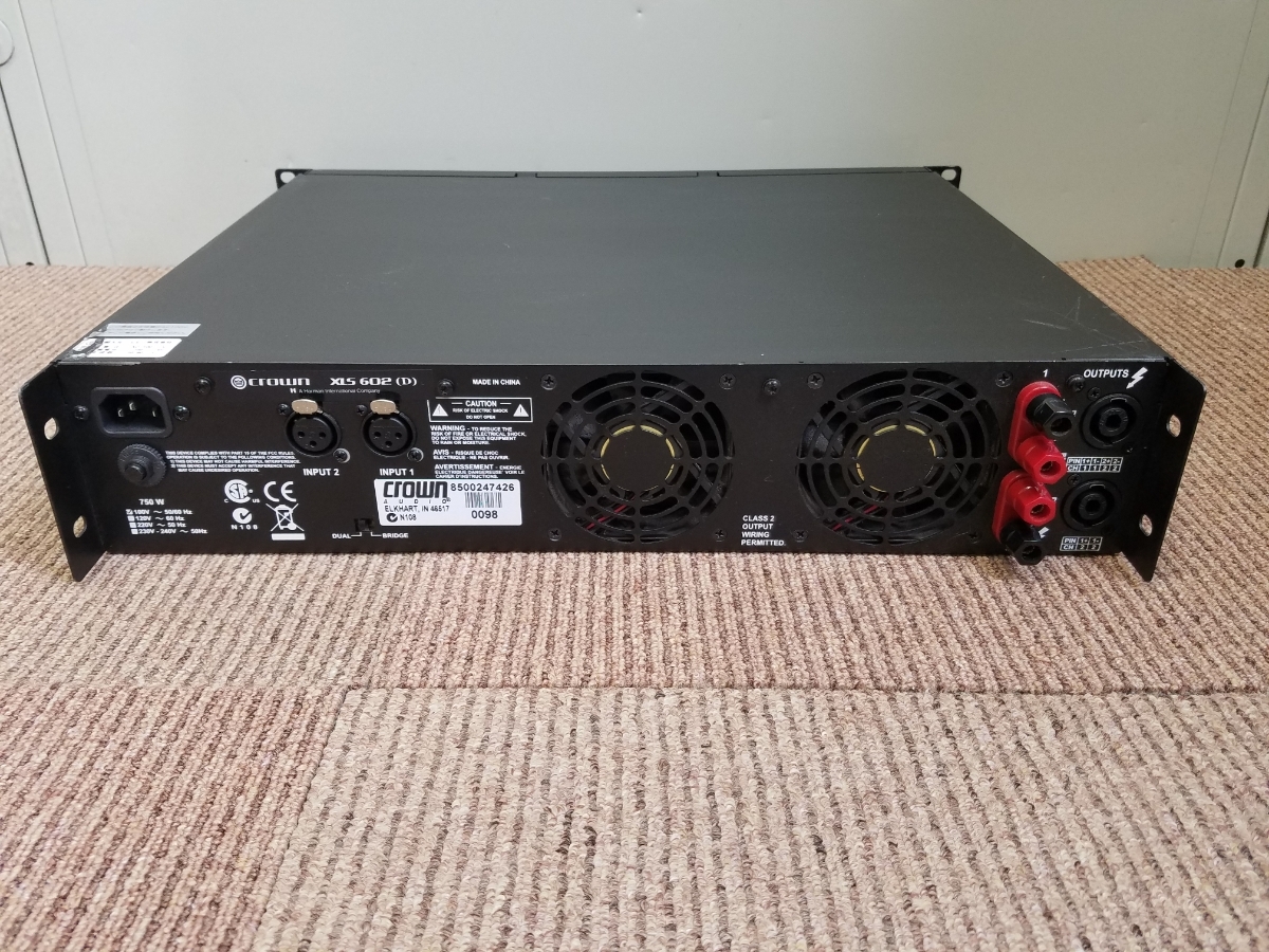 限定セール，爆買い】 CROWN Amcrom アムクロン パワーアンプ☆XLS 602