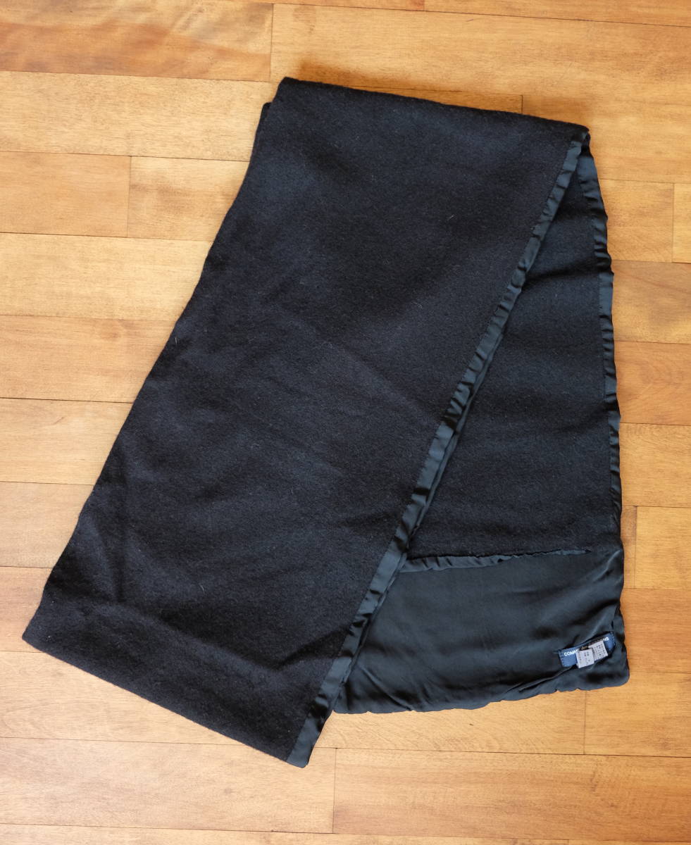 美品 COMME des GARCONS HOMME ウール縮絨キュプラ マフラー