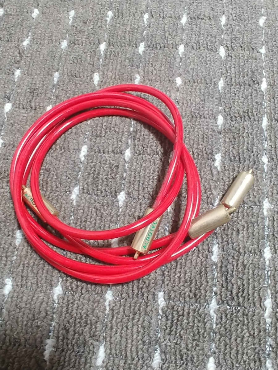 即決 アクロテック ACROTEC 6N-A2050 RCAケーブル 1m ペア □送料180円